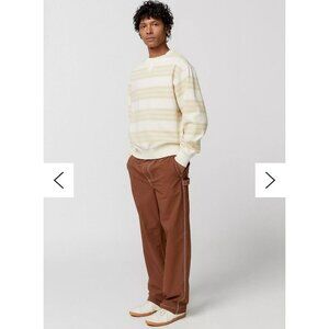 Urban Outfitters Carpenter Pants Mens L Skater Fit Pull On Utility Grunge Street